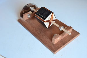 prototipo de motor con n&uacute;cleo de chopo