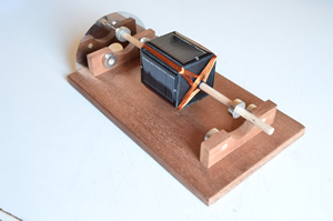 prototipo de motor con n&uacute;cleo de pl&aacute;stico